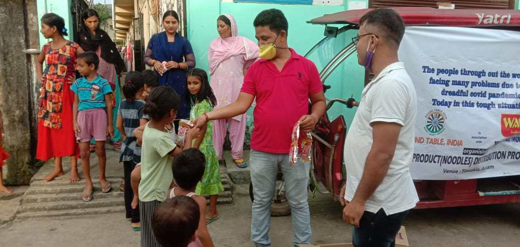 Assam Flood WAI WAI Noodle Distribution