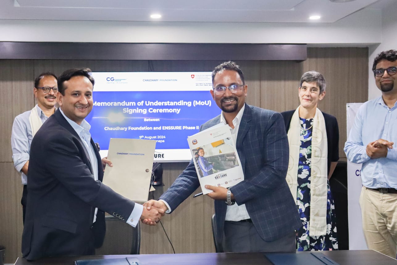 MoU Signing Ceremony with ENSSURE II